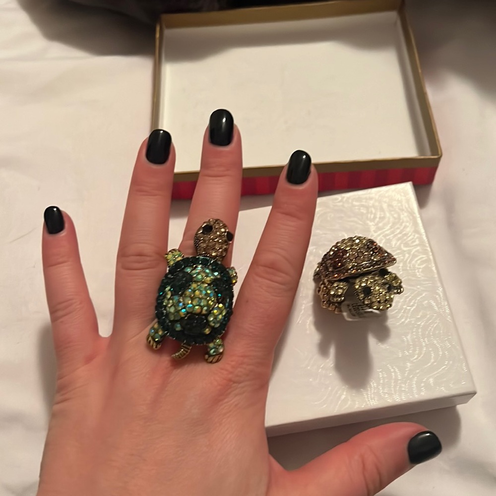 Turtle One Size rings